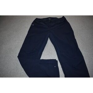 Quechua Hiking Pants Mens 36 x 32 Navy Blue Fleece Lined Water Resistant Snow